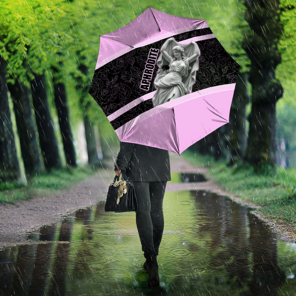 Aphrodite Greek Goddess Umbrella Classical Mythology Floral Statue Art