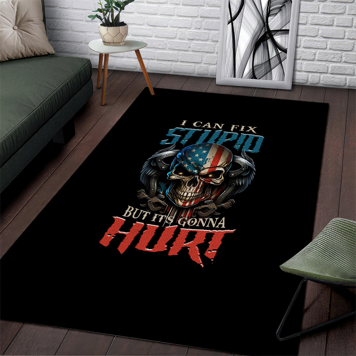 I Can Fix Stupid But It's Gonna Hurt Area Rug - Wonder Print Shop