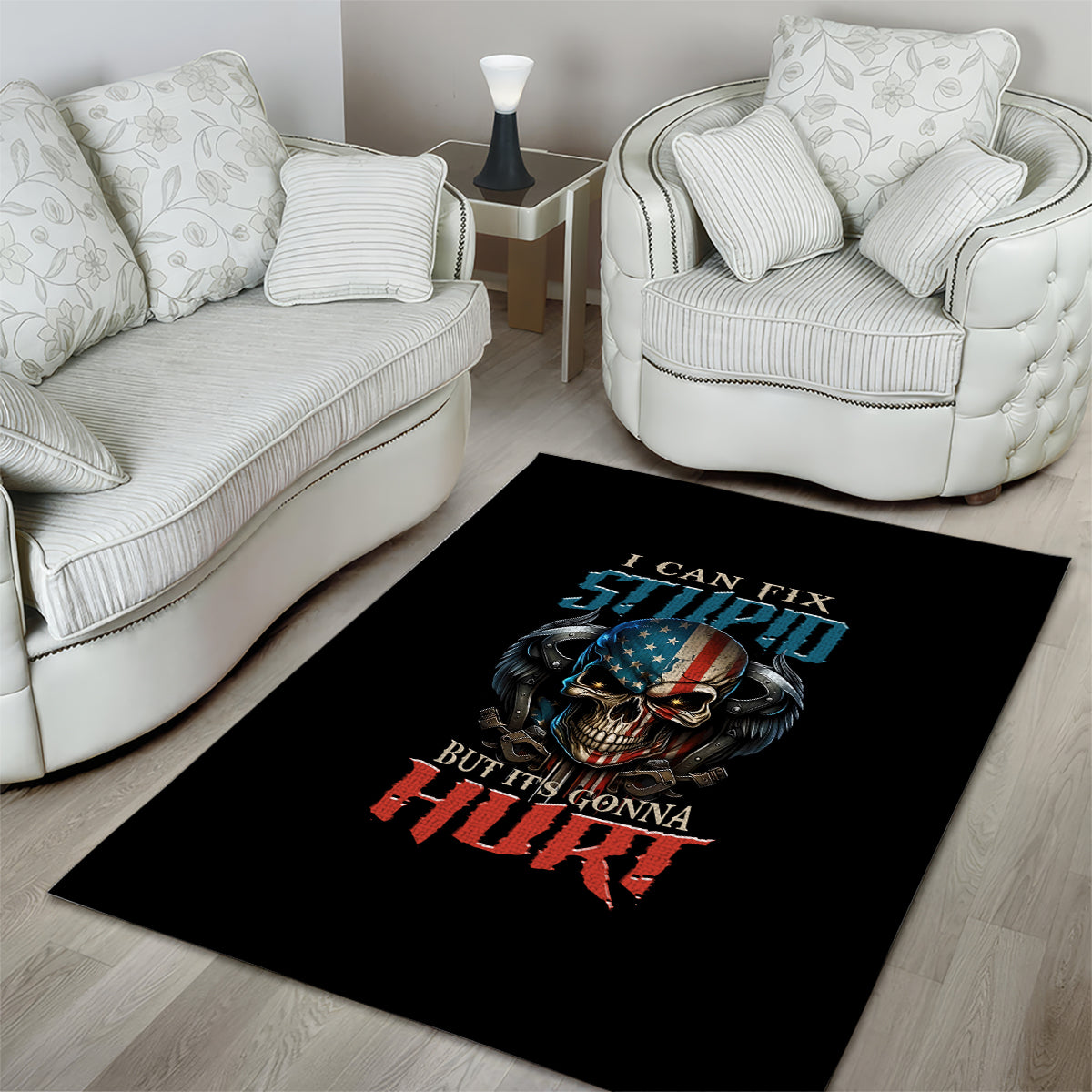 I Can Fix Stupid But It's Gonna Hurt Area Rug - Wonder Print Shop