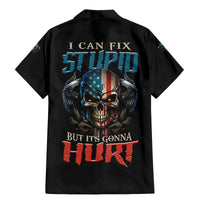 I Can Fix Stupid But It's Gonna Hurt Family Matching Mermaid Dress and Hawaiian Shirt - Wonder Print Shop