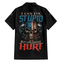 I Can Fix Stupid But It's Gonna Hurt Family Matching Summer Maxi Dress and Hawaiian Shirt - Wonder Print Shop