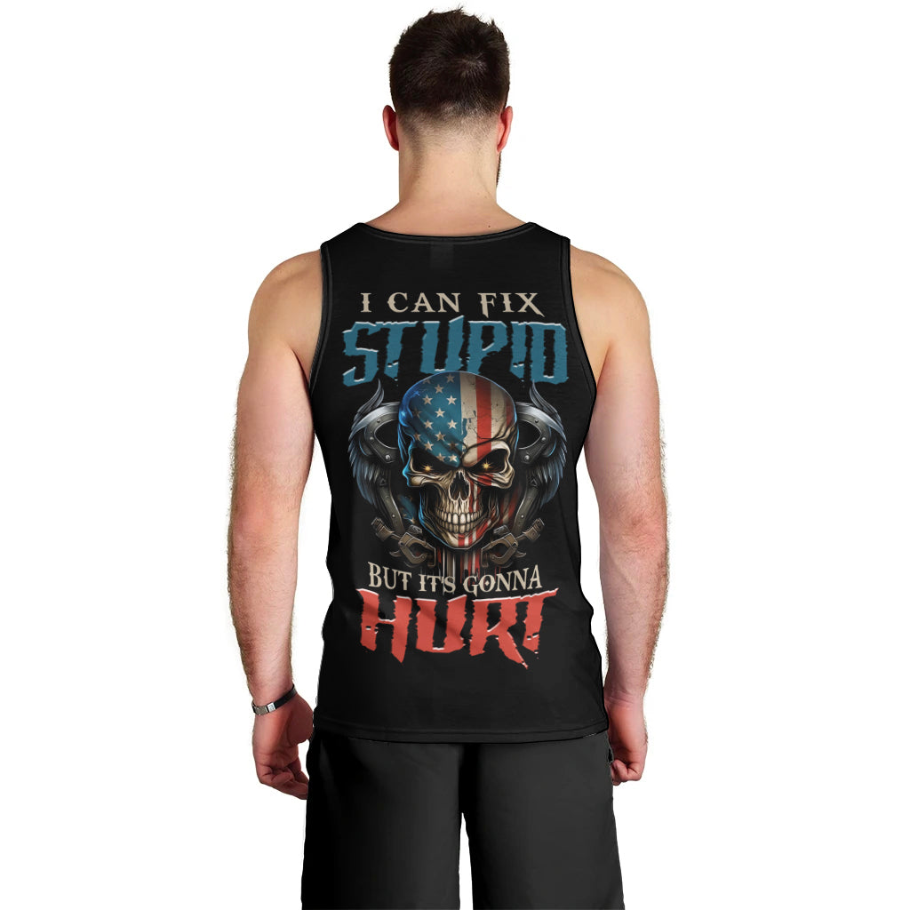 I Can Fix Stupid But It's Gonna Hurt Men Tank Top - Wonder Print Shop