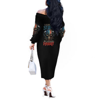 I Can Fix Stupid But It's Gonna Hurt Off The Shoulder Long Sleeve Dress - Wonder Print Shop