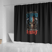 i-can-fix-stupid-but-its-gonna-hurt-shower-curtain