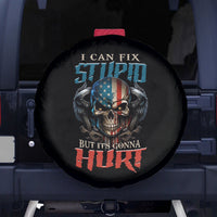 I Can Fix Stupid But It's Gonna Hurt Spare Tire Cover - Wonder Print Shop