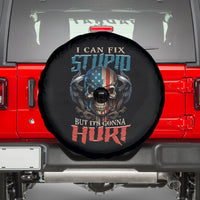 I Can Fix Stupid But It's Gonna Hurt Spare Tire Cover - Wonder Print Shop