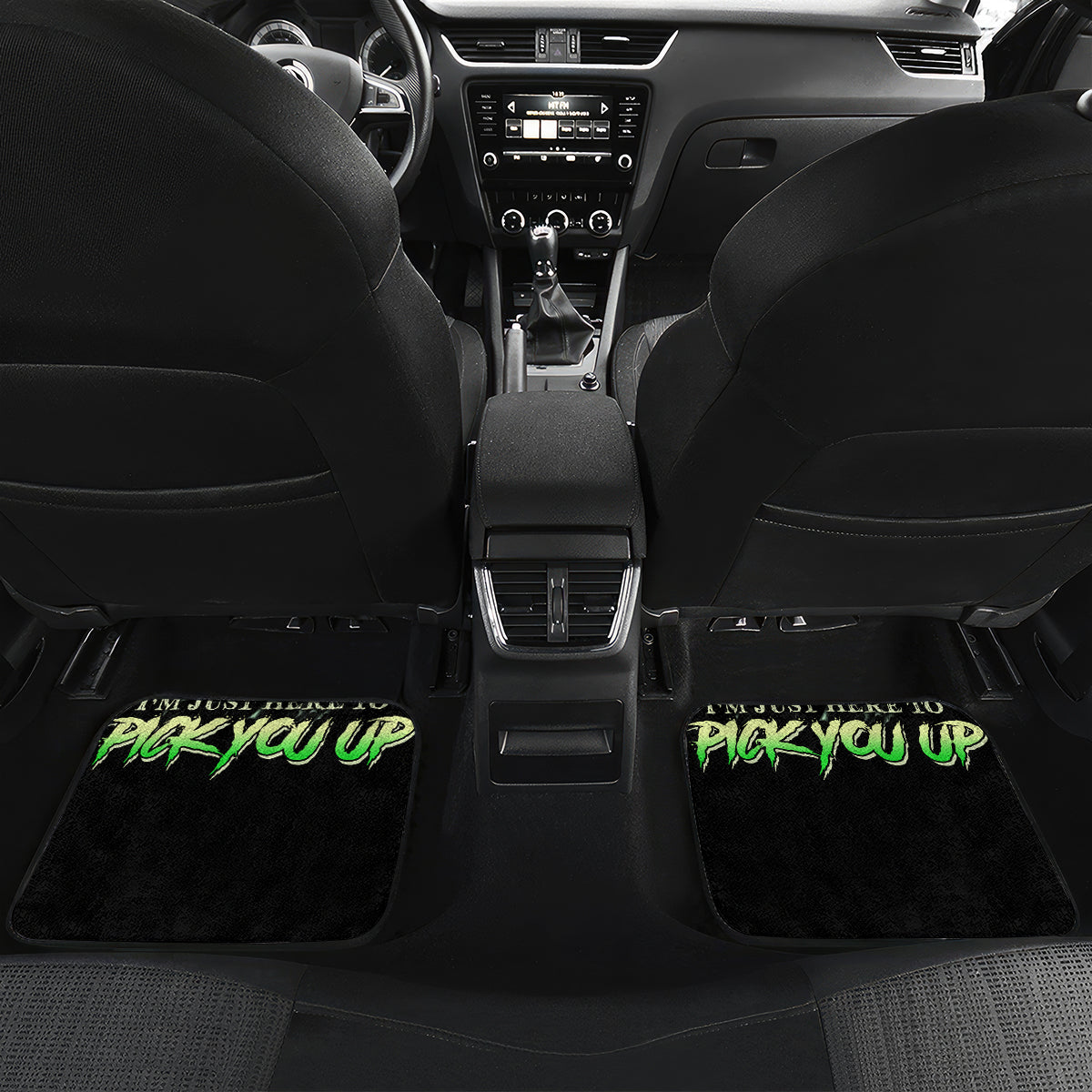 Of Course I'm Going To Hell Skull Car Mats - Wonder Print Shop