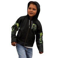 Of Course I'm Going To Hell Skull Kid Hoodie - Wonder Print Shop