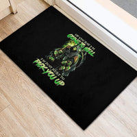 Of Course I'm Going To Hell Skull Rubber Doormat - Wonder Print Shop