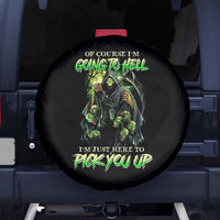 Of Course I'm Going To Hell Skull Spare Tire Cover - Wonder Print Shop