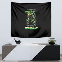 Of Course I'm Going To Hell Skull Tapestry - Wonder Print Shop