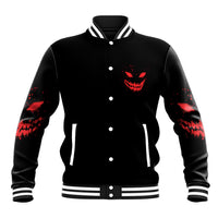 I'm Never Alone My Demon Are With Me Baseball Jacket - Wonder Print Shop