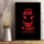 I'm Never Alone My Demon Are With Me Canvas Wall Art - Wonder Print Shop
