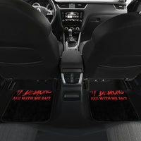 I'm Never Alone My Demon Are With Me Car Mats - Wonder Print Shop