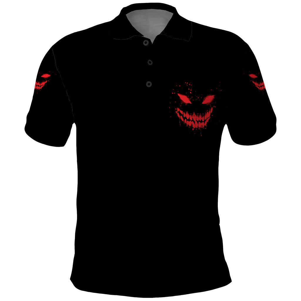 I'm Never Alone My Demon Are With Me Polo Shirt - Wonder Print Shop
