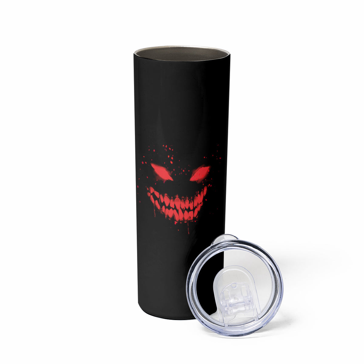 I'm Never Alone My Demon Are With Me Skinny Tumbler - Wonder Print Shop