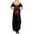 I'm Never Alone My Demon Are With Me Summer Maxi Dress - Wonder Print Shop