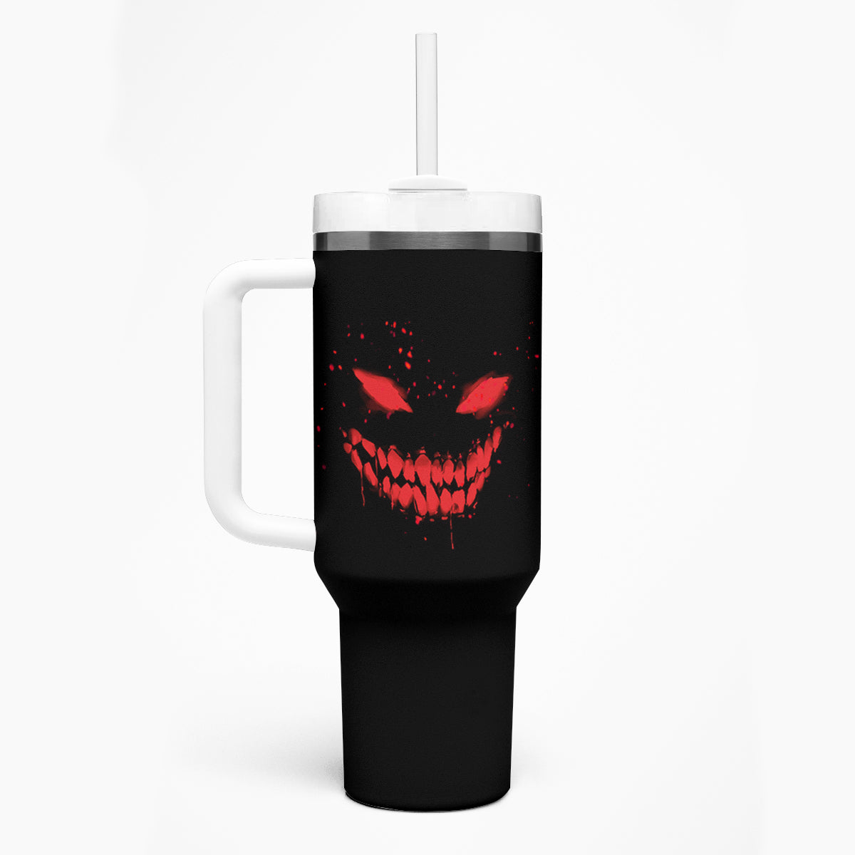 I'm Never Alone My Demon Are With Me Tumbler With Handle - Wonder Print Shop