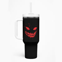 I'm Never Alone My Demon Are With Me Tumbler With Handle - Wonder Print Shop