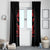 I'm Never Alone My Demon Are With Me Window Curtain - Wonder Print Shop