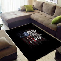 This Is America Patriotic Skull Area Rug - Wonder Print Shop