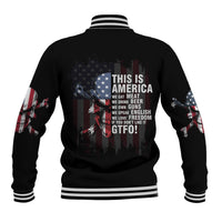This Is America Patriotic Skull Baseball Jacket - Wonder Print Shop