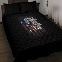 This Is America Patriotic Skull Quilt Bed Set - Wonder Print Shop