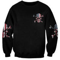 This Is America Patriotic Skull Sweatshirt - Wonder Print Shop