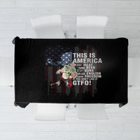 This Is America Patriotic Skull Tablecloth - Wonder Print Shop