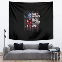 This Is America Patriotic Skull Tapestry - Wonder Print Shop