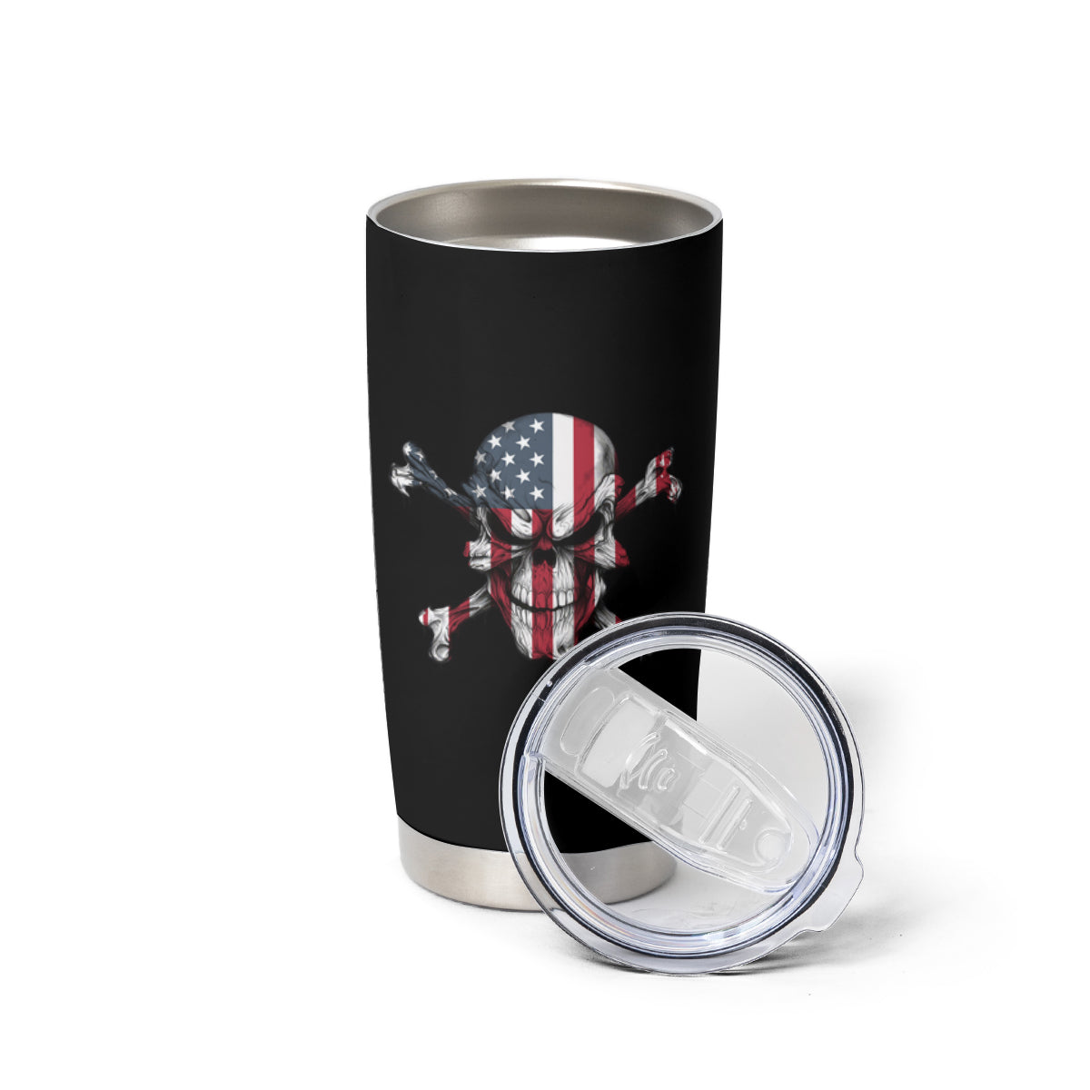 This Is America Patriotic Skull Tumbler Cup - Wonder Print Shop