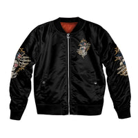Don't Try To Figure Me Out Bomber Jacket - Wonder Print Shop