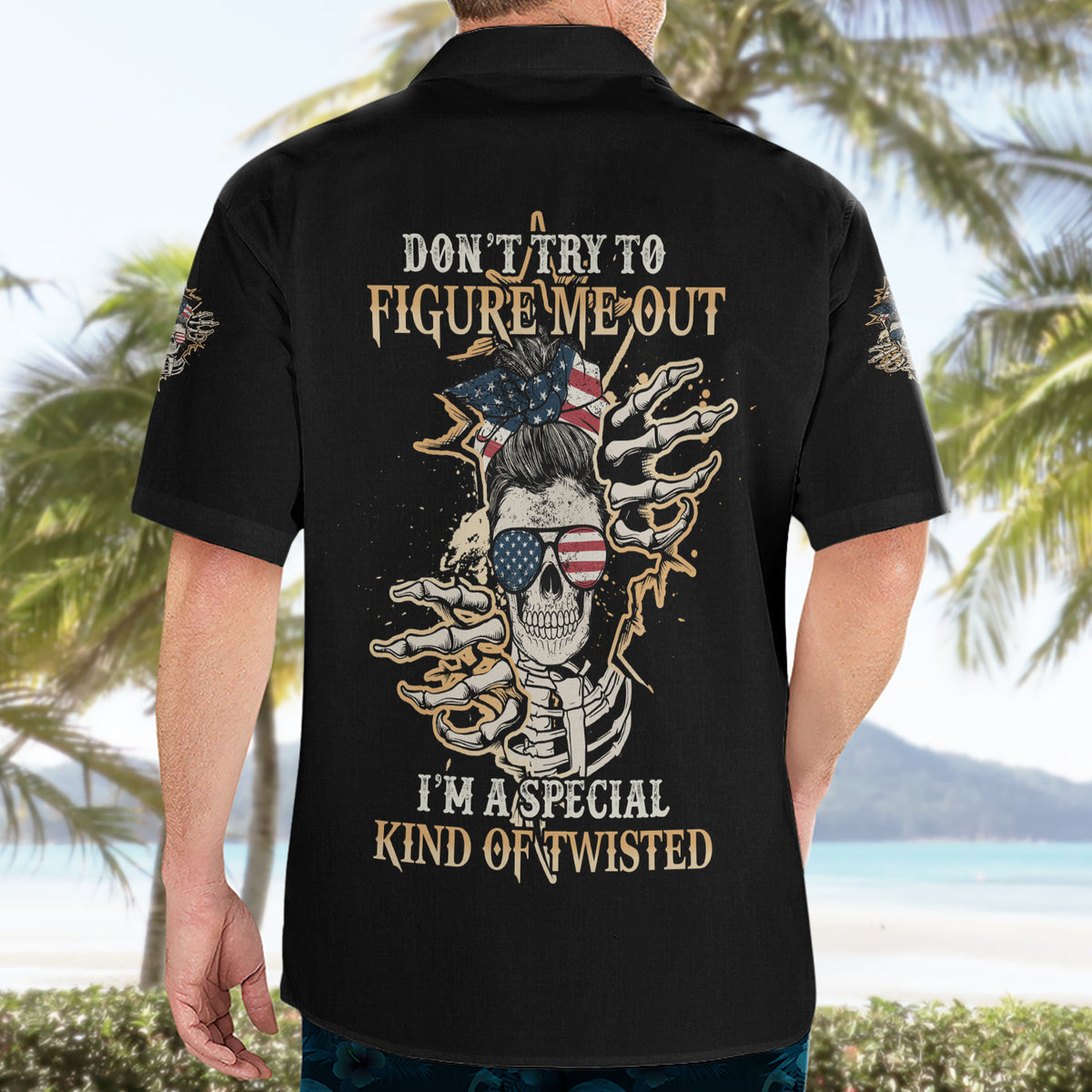 Don't Try To Figure Me Out Hawaiian Shirt - Wonder Print Shop