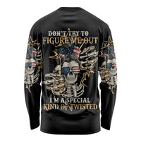Don't Try To Figure Me Out Long Sleeve Shirt - Wonder Print Shop