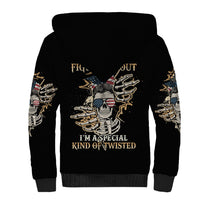 Don't Try To Figure Me Out Sherpa Hoodie - Wonder Print Shop