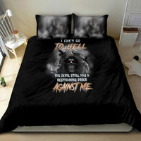 I Can't Go To Hell Reaper Bat Bedding Set - Wonder Print Shop