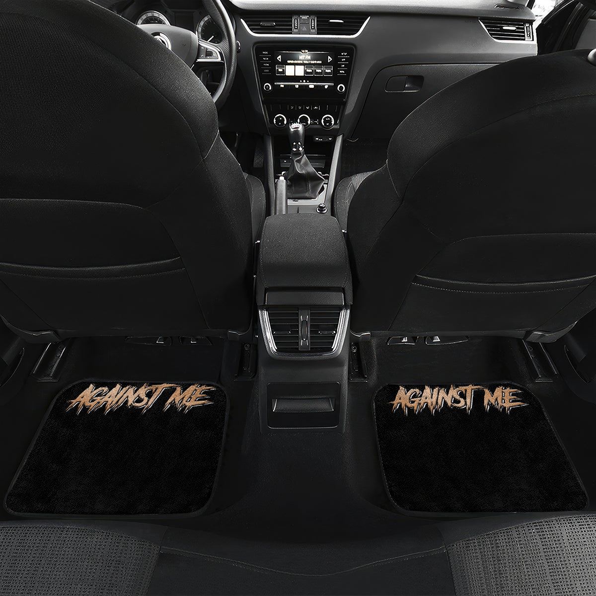 I Can't Go To Hell Reaper Bat Car Mats - Wonder Print Shop