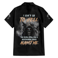 I Can't Go To Hell Reaper Bat Family Matching Long Sleeve Bodycon Dress and Hawaiian Shirt - Wonder Print Shop