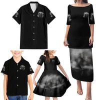 I Can't Go To Hell Reaper Bat Family Matching Puletasi Dress and Hawaiian Shirt - Wonder Print Shop
