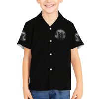 I Can't Go To Hell Reaper Bat Family Matching Short Sleeve Bodycon Dress and Hawaiian Shirt - Wonder Print Shop