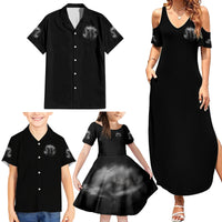 I Can't Go To Hell Reaper Bat Family Matching Summer Maxi Dress and Hawaiian Shirt - Wonder Print Shop