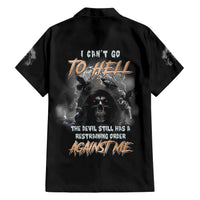 I Can't Go To Hell Reaper Bat Hawaiian Shirt - Wonder Print Shop