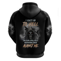 I Can't Go To Hell Reaper Bat Hoodie - Wonder Print Shop