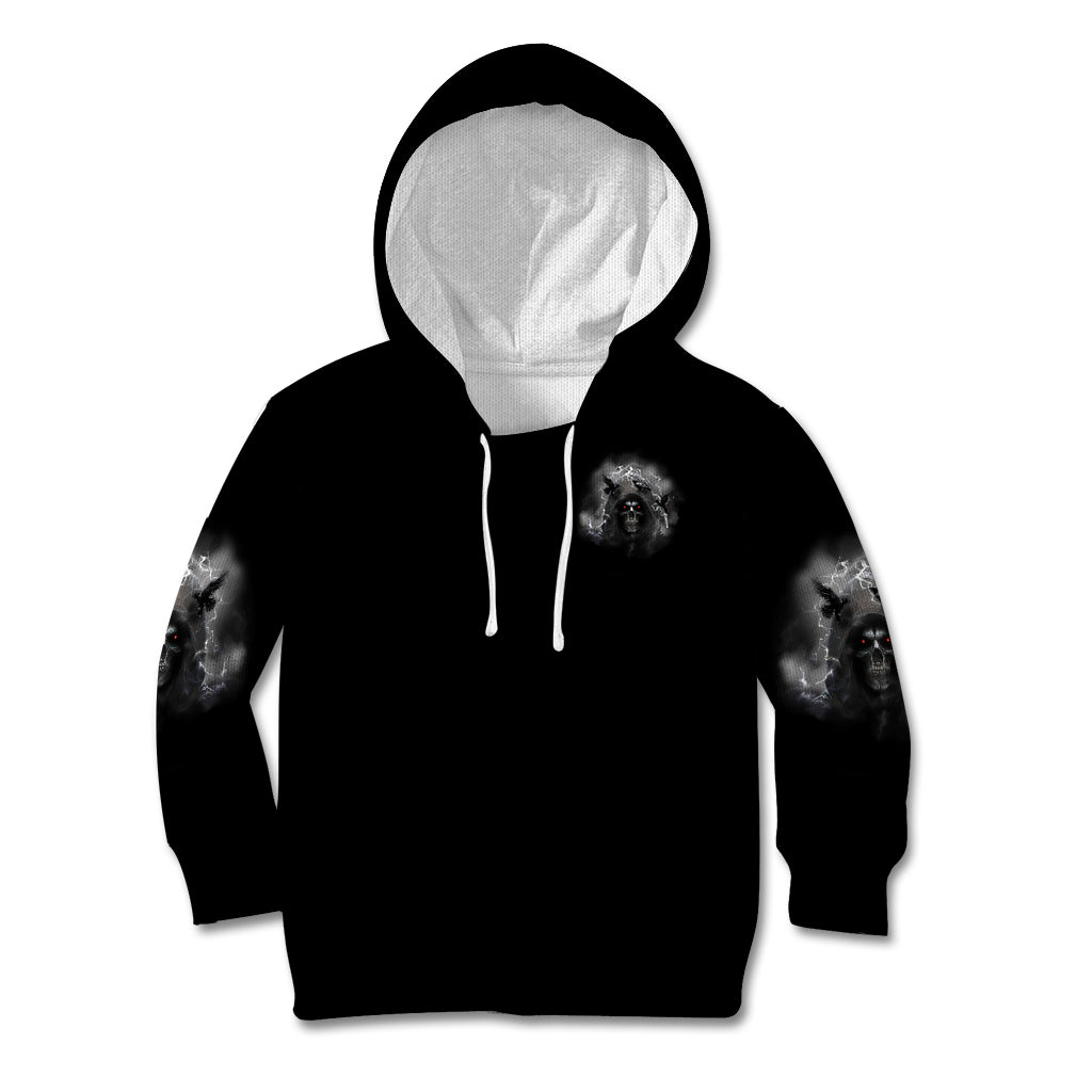 I Can't Go To Hell Reaper Bat Kid Hoodie - Wonder Print Shop