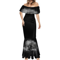 I Can't Go To Hell Reaper Bat Mermaid Dress - Wonder Print Shop