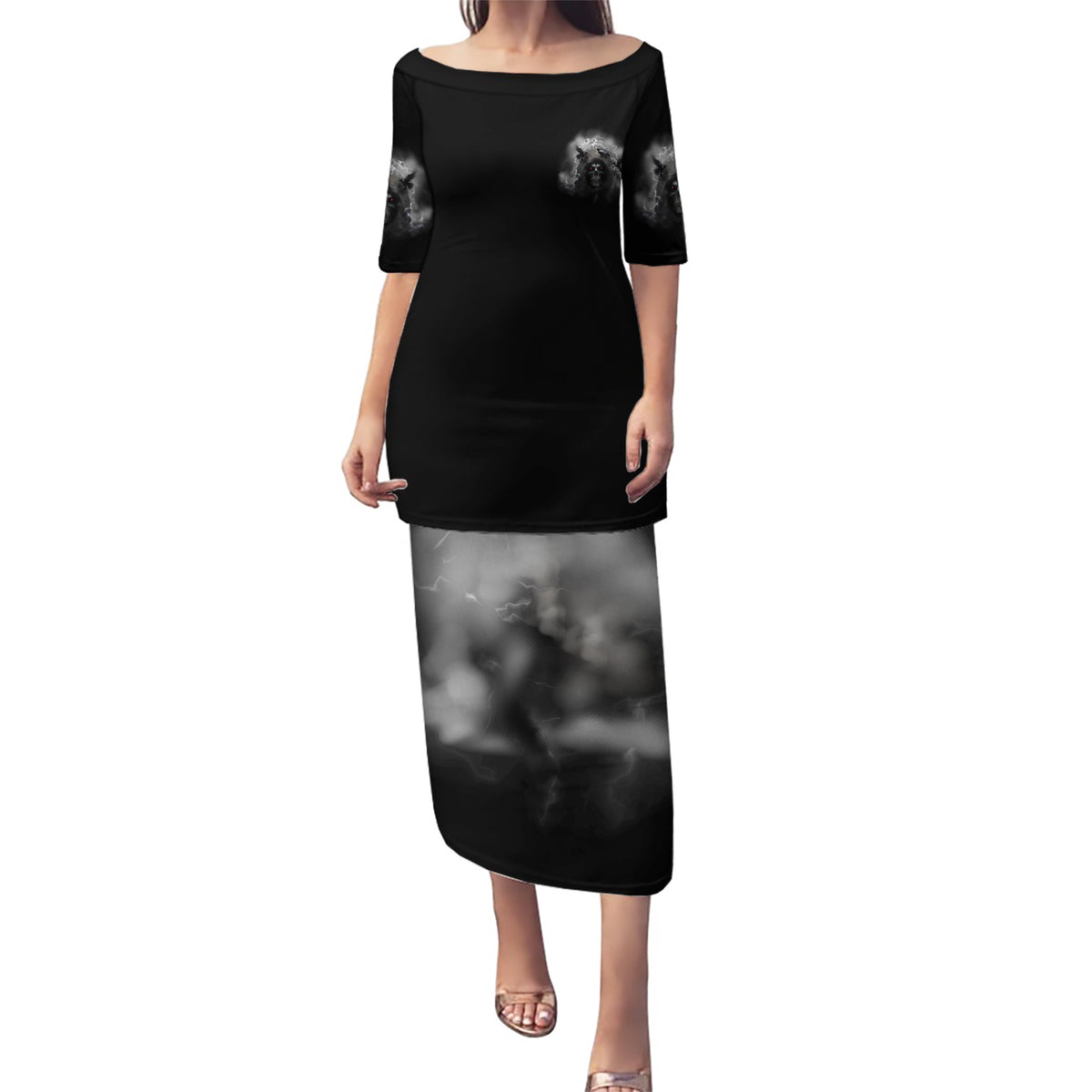 I Can't Go To Hell Reaper Bat Puletasi - Wonder Print Shop