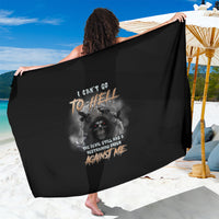 I Can't Go To Hell Reaper Bat Sarong - Wonder Print Shop