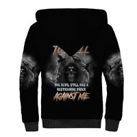 I Can't Go To Hell Reaper Bat Sherpa Hoodie - Wonder Print Shop