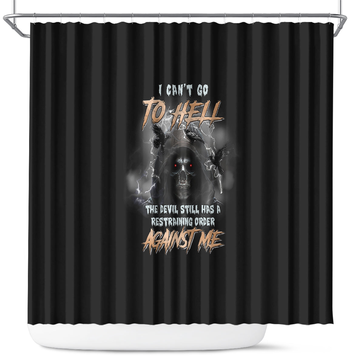 i-cant-go-to-hell-reaper-bat-shower-curtain