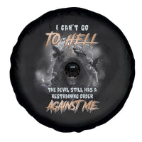 I Can't Go To Hell Reaper Bat Spare Tire Cover - Wonder Print Shop